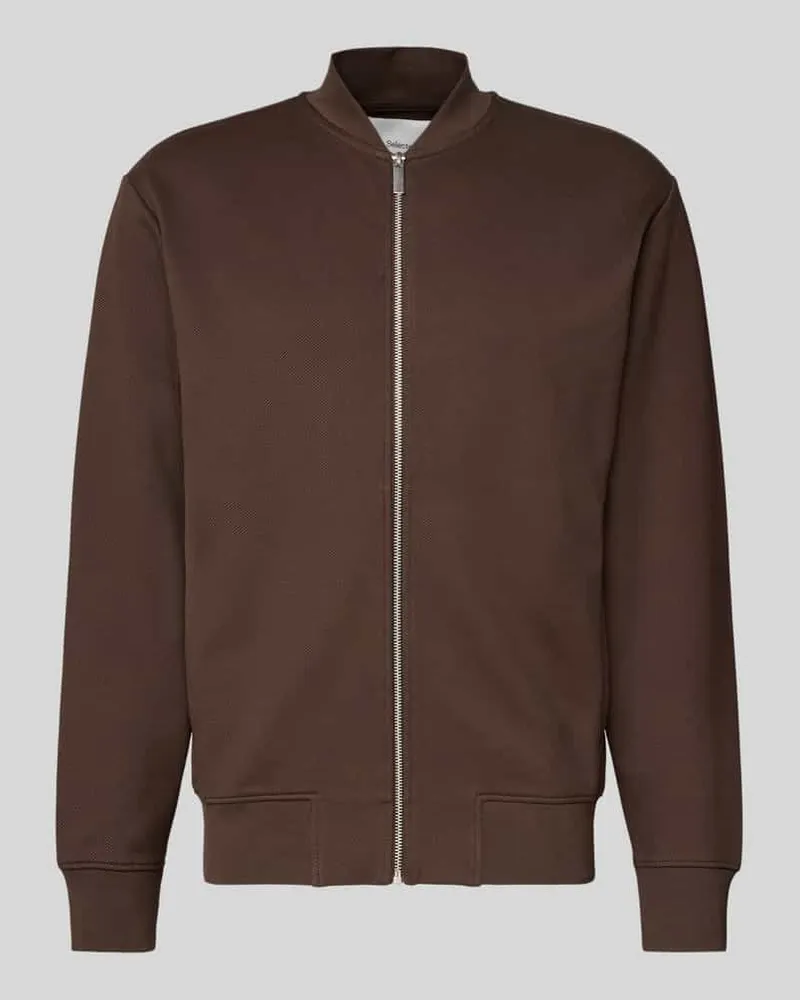 Selected Homme Relaxed Fit Sweatjacke aus Baumwoll-Mix Modell 'MACK 