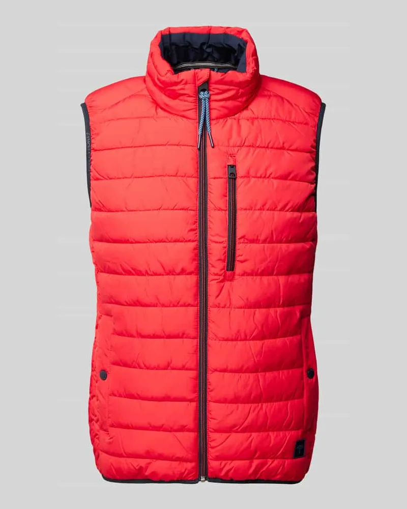 Fynch-Hatton Steppweste mit seitlichen Eingrifftaschen Rot