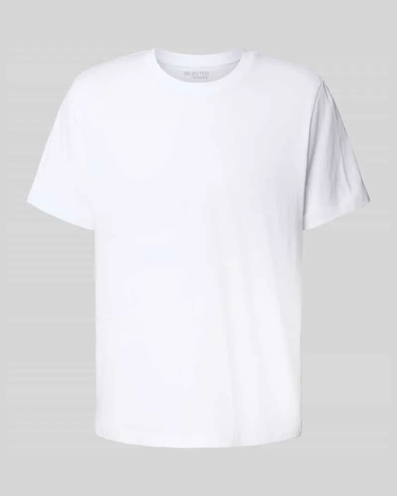 Selected Homme Regular Fit T-Shirt aus Baumwoll-Mix Modell 'ASPEN 