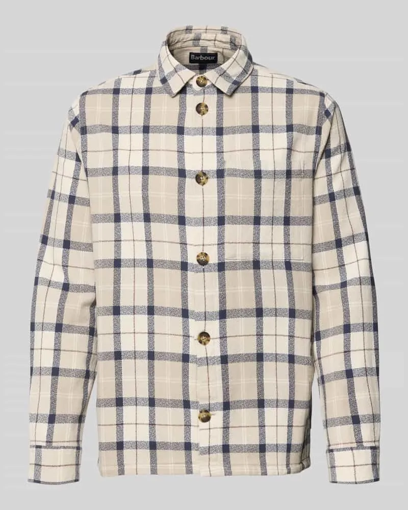 Barbour Regular Fit Hemdjacke aus reiner Baumwolle Modell 'VENNEL Beige