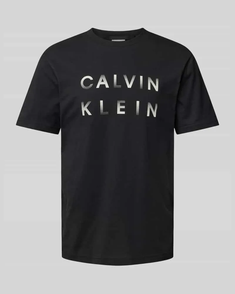 Calvin Klein T-Shirt mit Label-Print 