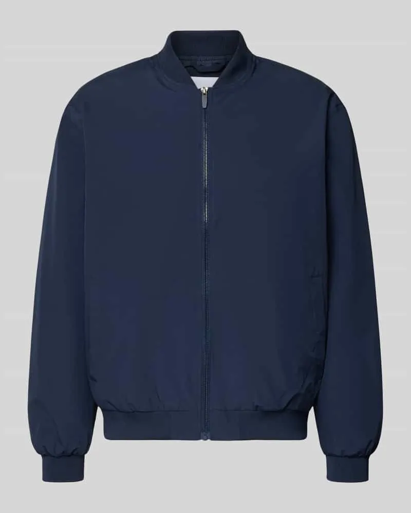 Jack & Jones Bomberjacke mit Stehkragen Modell 'CHARGE Marine
