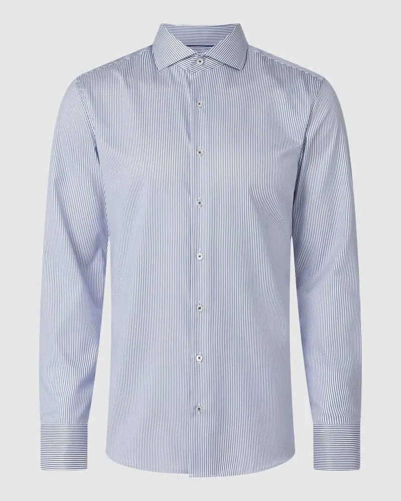 Eterna Slim Fit Businesshemd mit Streifenmuster 