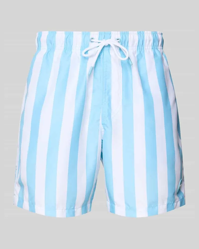 Shiwi Regular Fit Badehose mit Label-Patch 