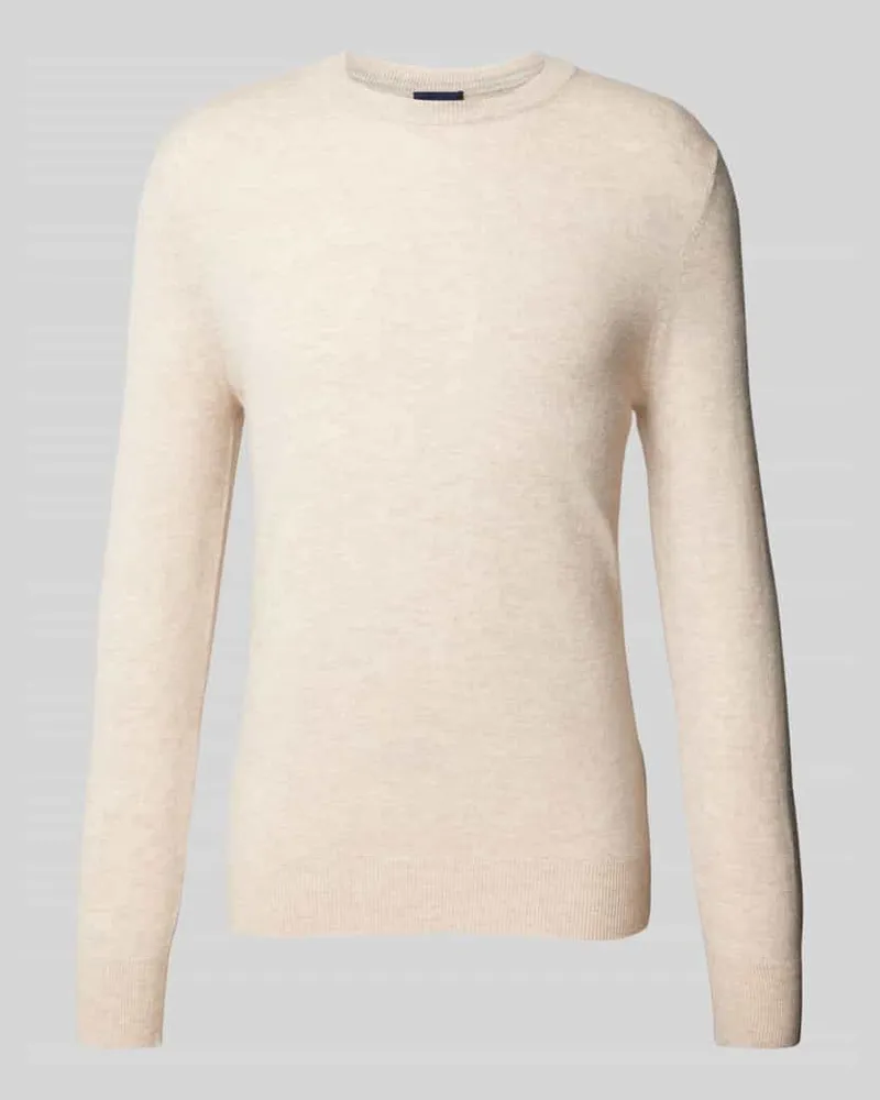 Christian Berg Regular Fit Strickpullover aus Woll-Kaschmir-Mix 