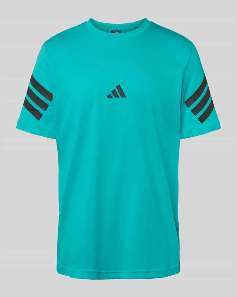 adidas Regular Fit T-Shirt mit Logo und Rundhalsausschnitt 