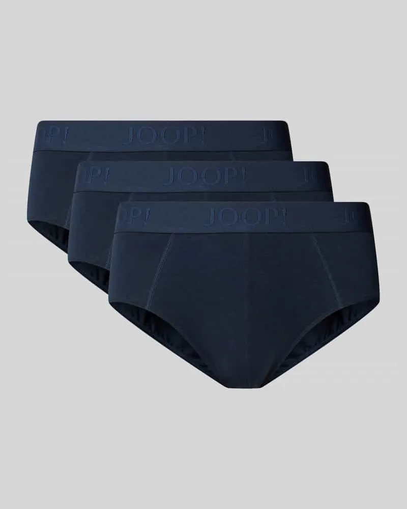 JOOP! Slip mit elastischem Label-Bund im 3er-Pack 