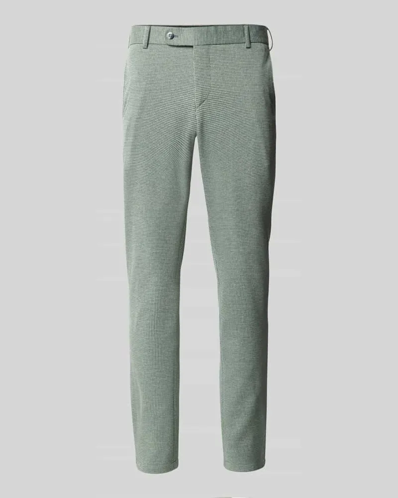 Atelier Torino Slim Fit Anzughose mit Gürtelschlaufen 