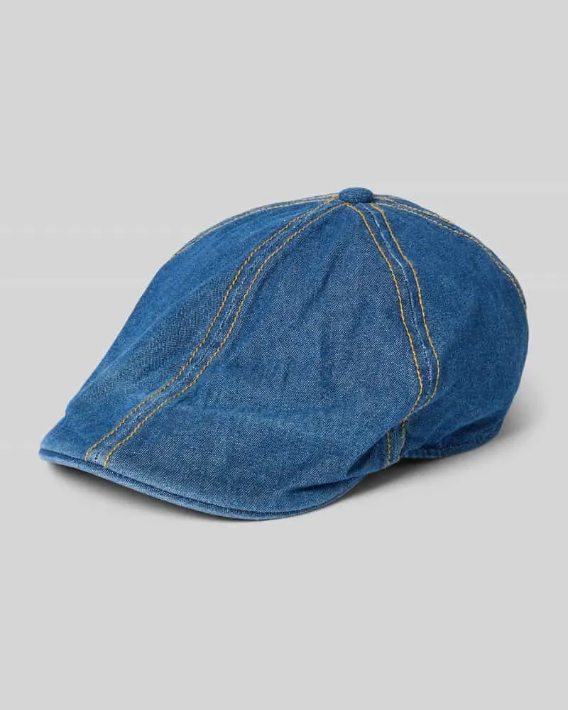 Müller Headwear Schiebermütze mit elastischem Einsatz Jeansblau