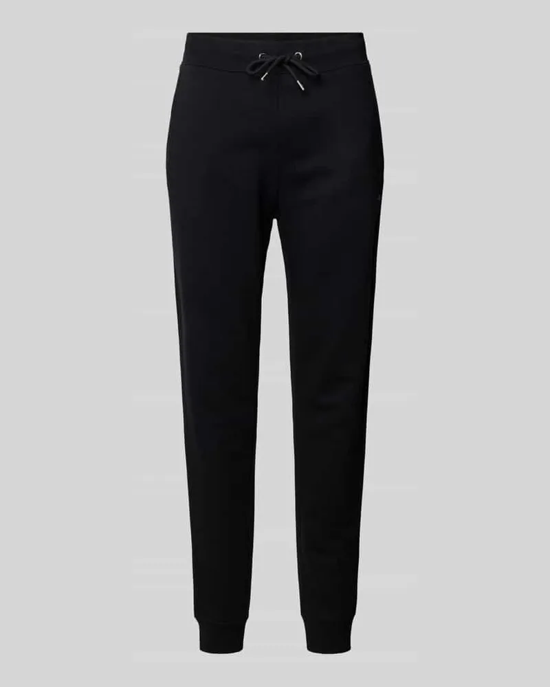 Christian Berg Sweatpants mit elastischem Bund Black
