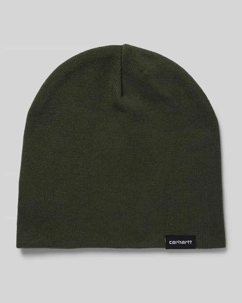 Carhartt WIP Beanie mit Label-Detail Khaki