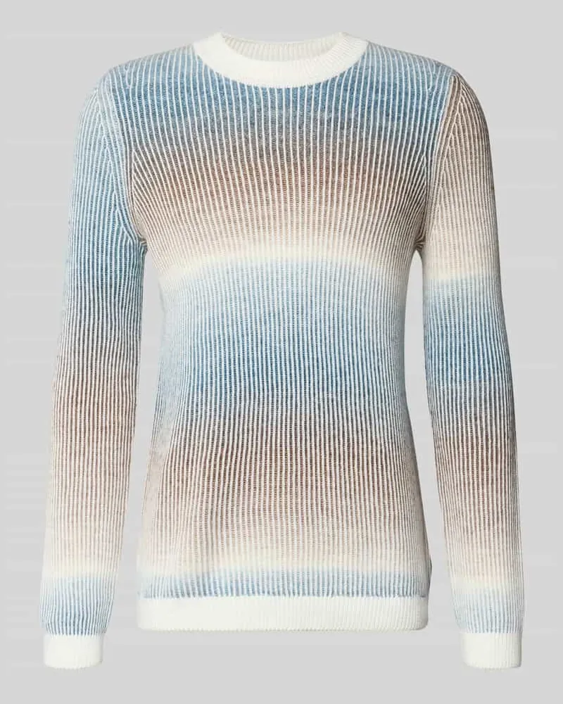 cinque Strickpullover mit Rundhalsausschnitt Modell 'Bow Weiss