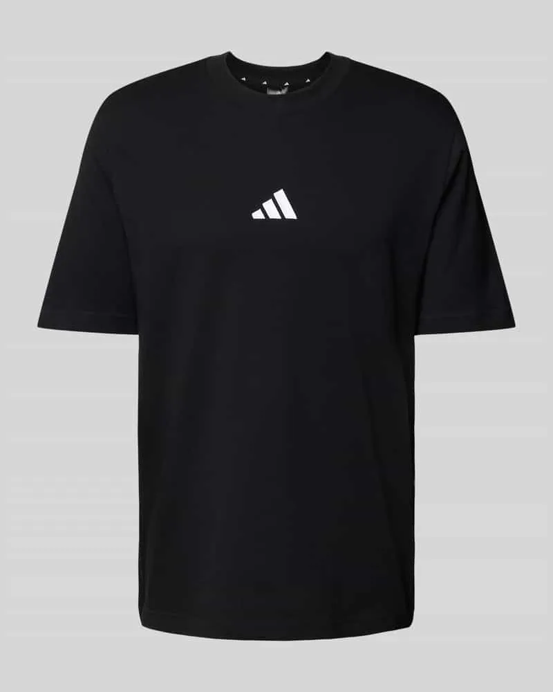 adidas T-Shirt mit Label-Stitching 