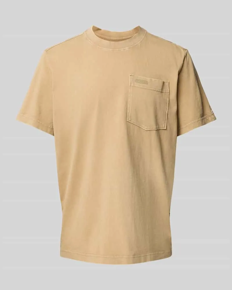 G-STAR RAW T-Shirt mit Brusttasche Beige
