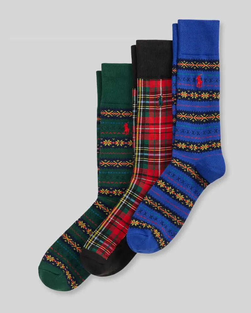 Ralph Lauren Socken mit Logo-Stitching im 3er-Pack Black