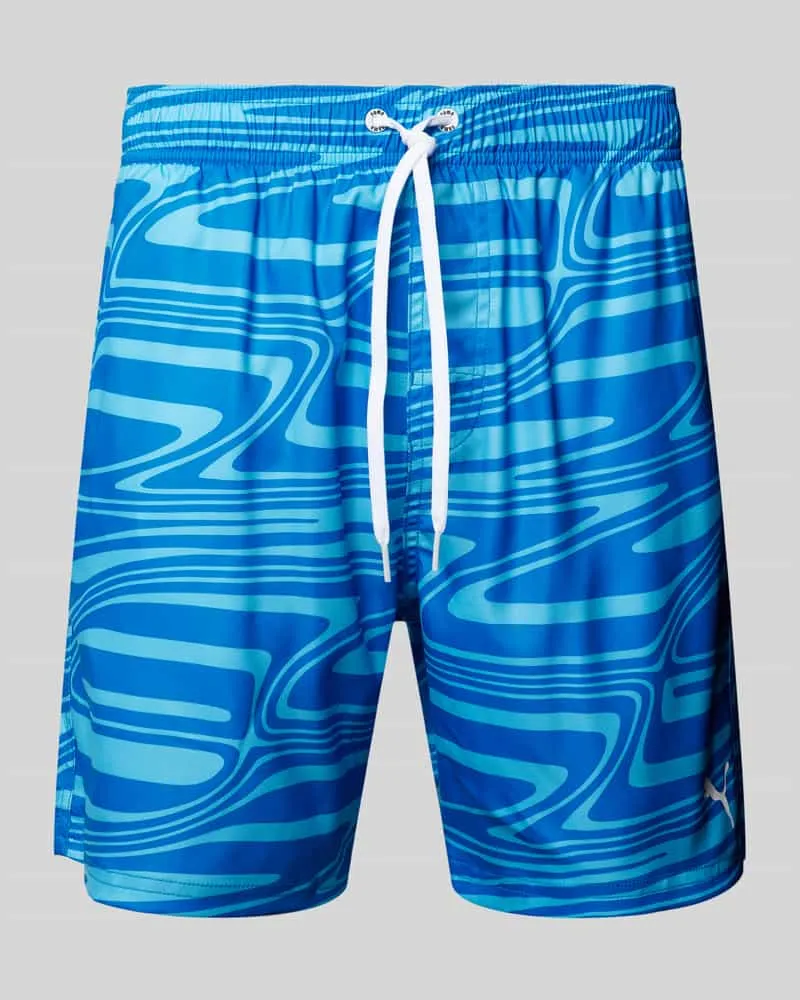 Puma Relaxed Fit Badeshorts mit Logo-Print Modell 'FORMSTRIP 