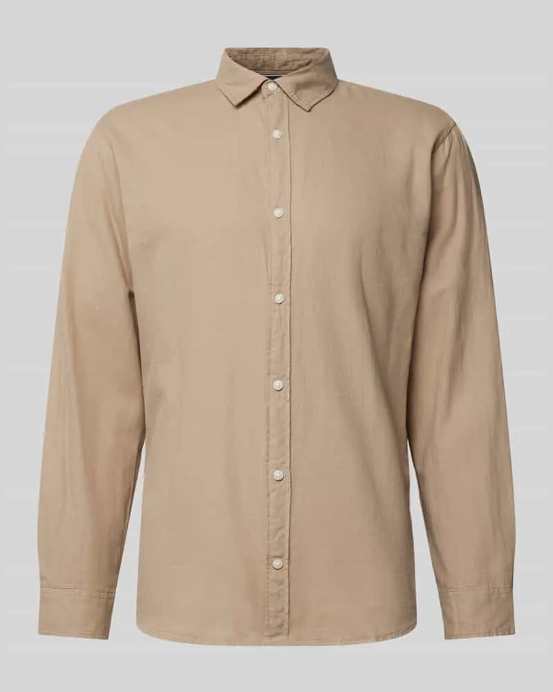 Jack & Jones Regular Fit Freizeithemd mit Kentkragen Modell 'GINGHAM 