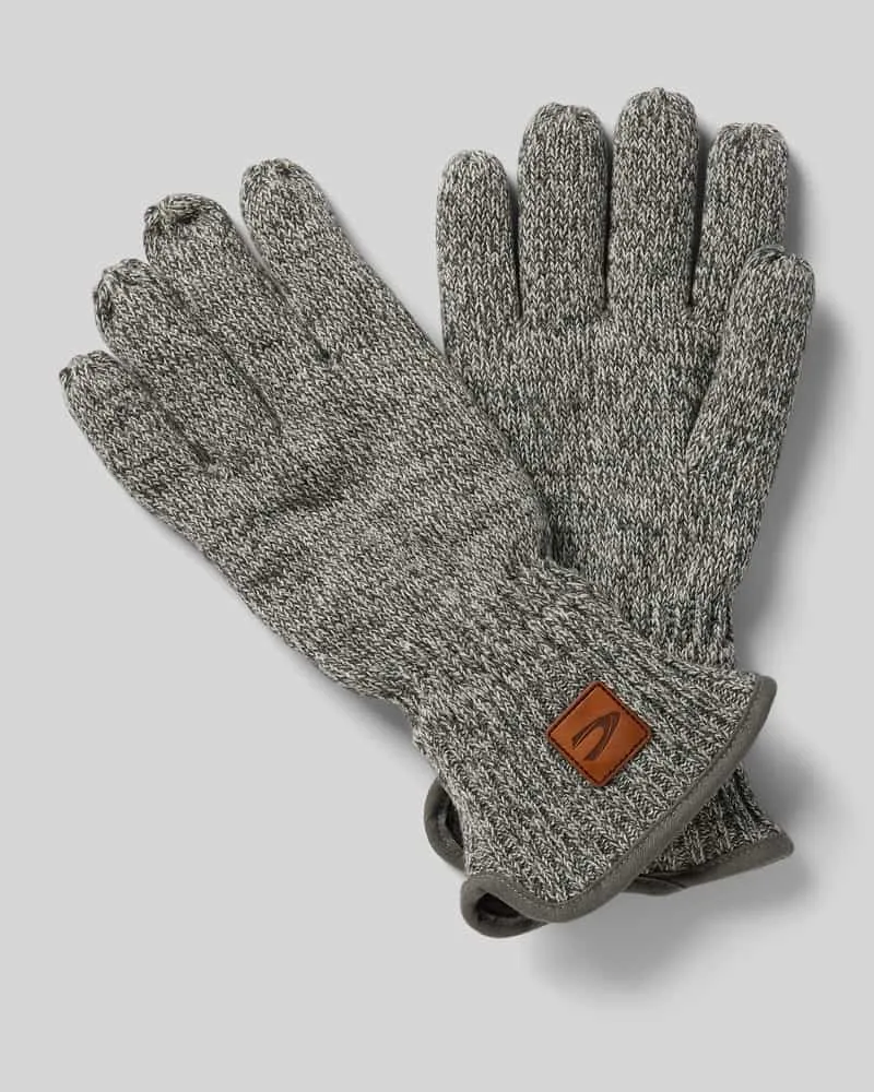 Camel Active Handschuhe mit Label-Detail 