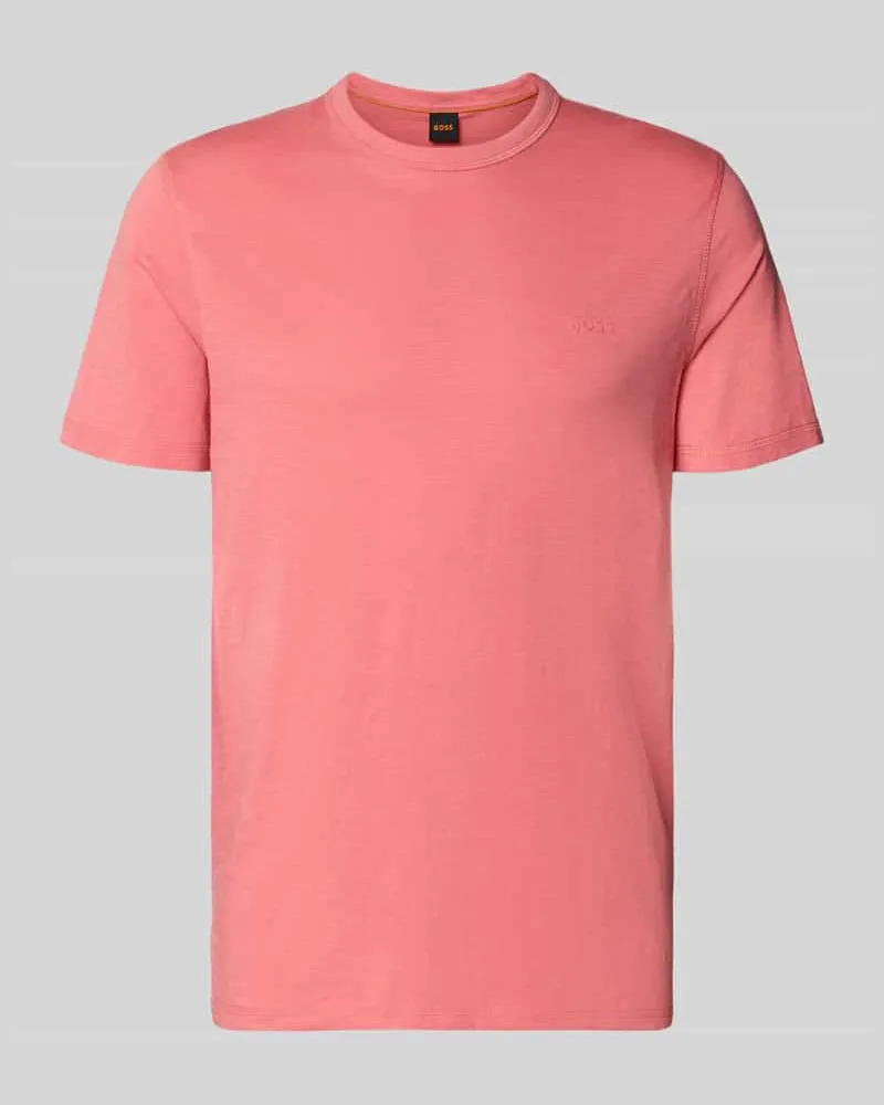 HUGO BOSS Regular Fit T-Shirt aus reiner Baumwolle Modell 'TEGOOD Hellrot