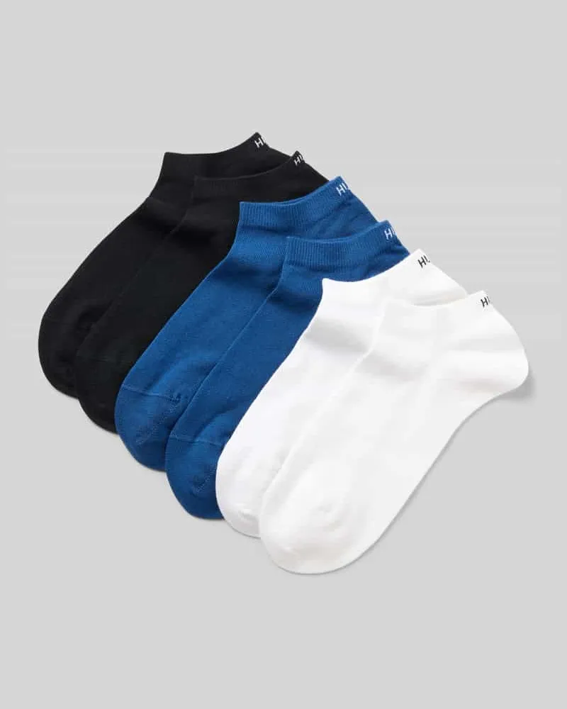 HUGO BOSS Sneaker-Socken aus Baumwoll-Mix im 6er-Pack Modell 'AS UNI CC Royal