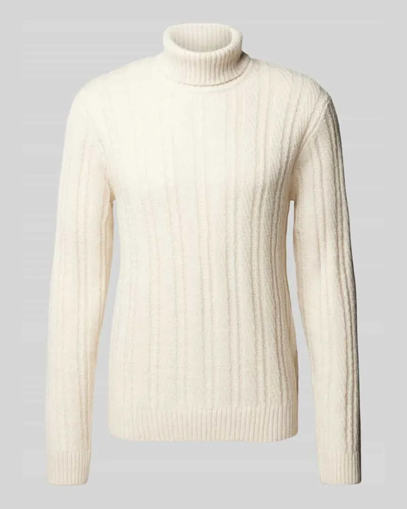 Jack & Jones Strickpullover mit Rollkragen Modell 'BLATRENT 