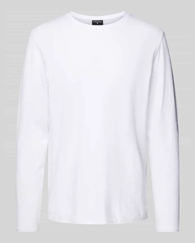 Strellson Longsleeve mit geripptem Rundhalsausschnitt Modell 'Colin 