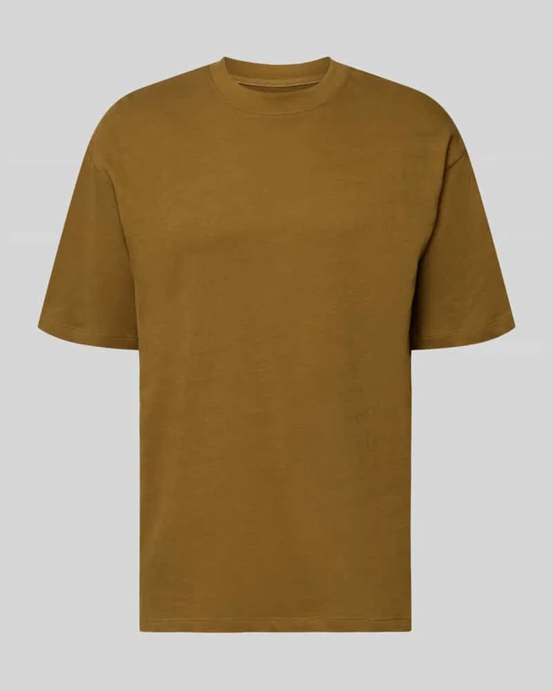 Blend T-Shirt mit Rundhalsausschnitt Modell 'KAISER Camel