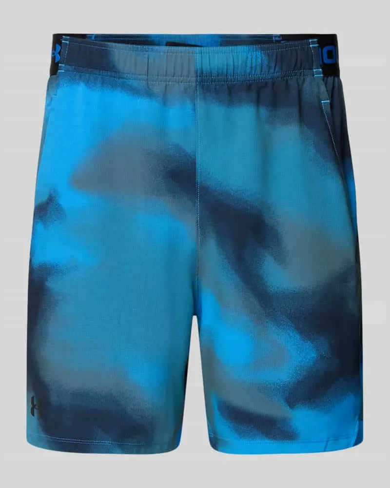 Under Armour Relaxed Fit Shorts mit elastischem Logo-Bund 