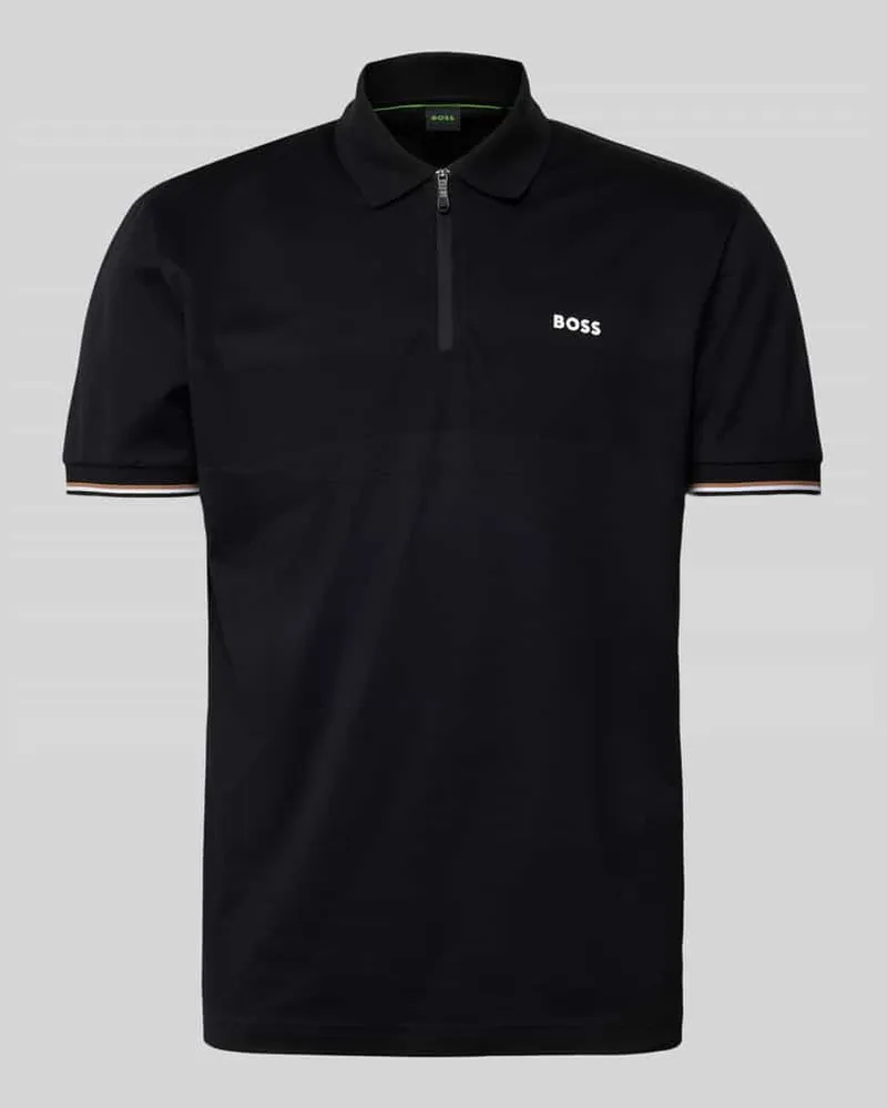 HUGO BOSS Poloshirt mit Label-Detail Modell 'Philix 