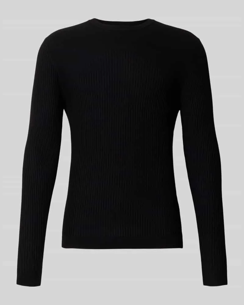 Antony Morato Slim Fit Pullover in Strick-Optik aus Viskose-Mix 