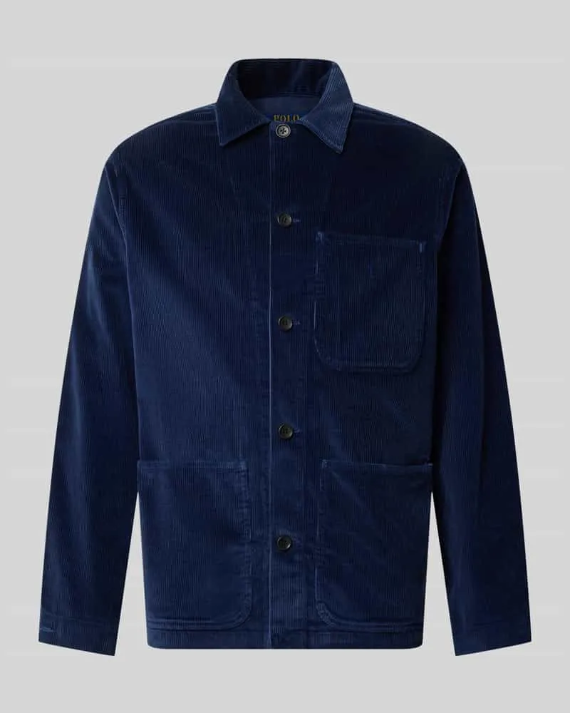 Ralph Lauren Regular Fit Freizeithemd aus reiner Baumwolle Marine