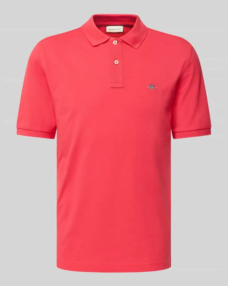 Gant Regular Fit Poloshirt mit Label-Stitching 