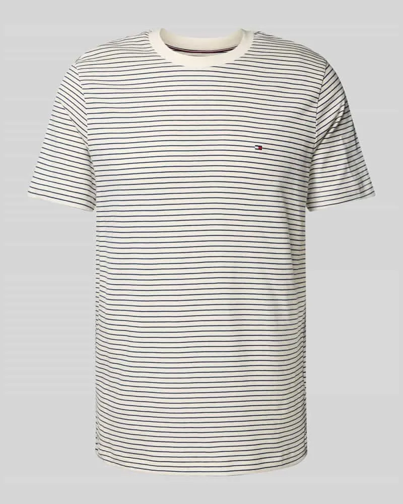 Tommy Hilfiger Regular Fit T-Shirt aus reiner Baumwolle Weiss