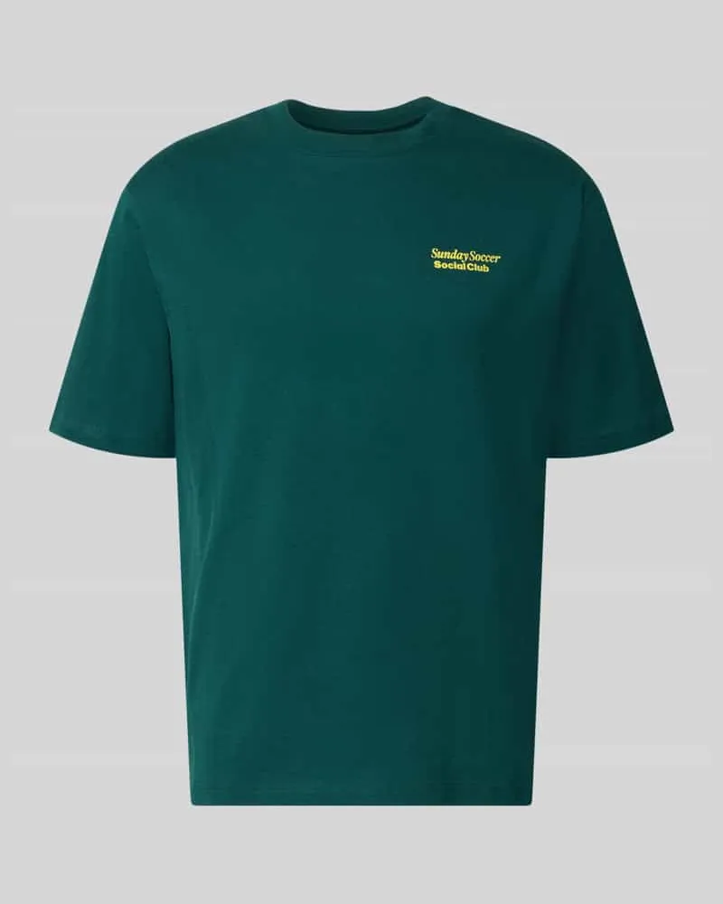 McNeal T-Shirt mit Statement-Print Neon