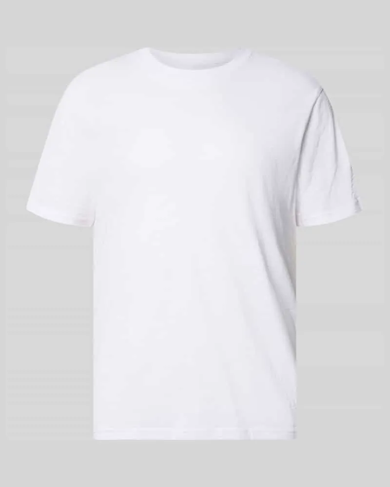 McNeal Regular Fit T-Shirt mit Rundhalsausschnitt Weiss