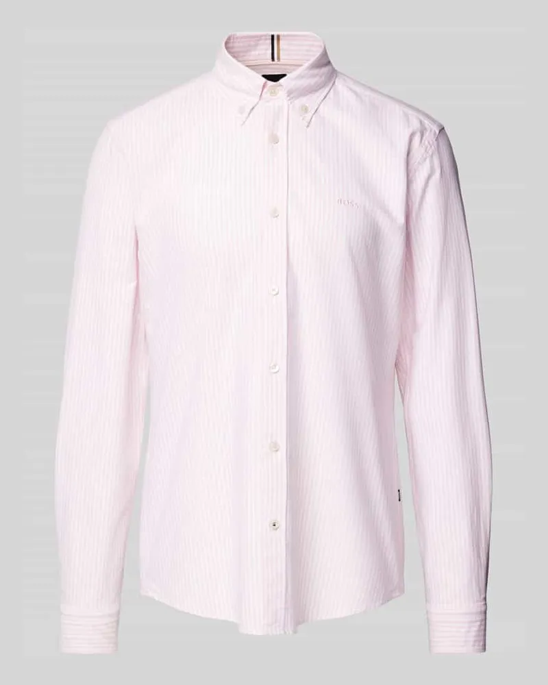 HUGO BOSS Slim Fit Business-Hemd mit Knopfleiste Modell 'Roan 