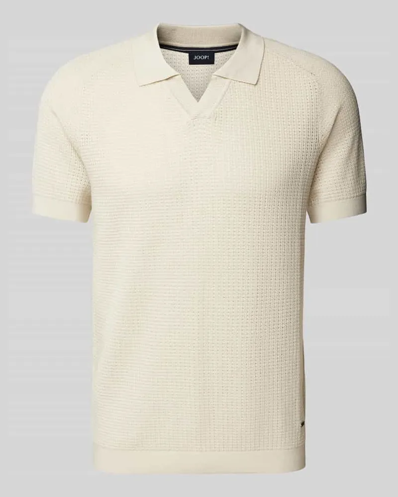 JOOP! Regular Fit Poloshirt mit V-Ausschnitt 