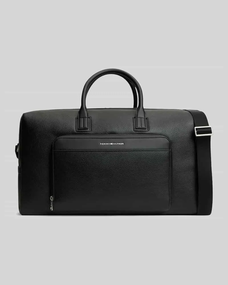 Tommy Hilfiger Weekender mit abnehmbaren Trageriemen Black