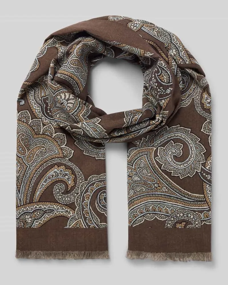 Altea Schal mit Paisley-Muster Taupe