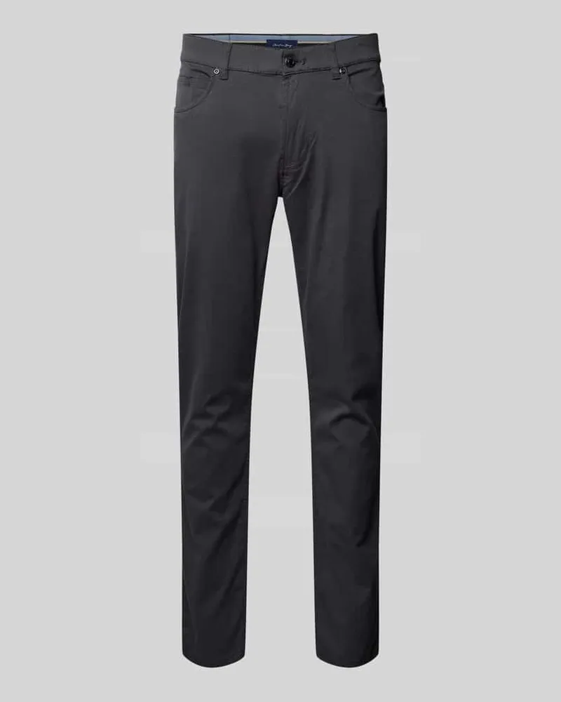 Christian Berg Regular Fit Chino im 5-Pocket-Design Dunkelgrau