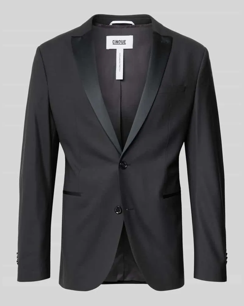 cinque Slim Fit 2-Knopf-Sakko Modell 'FESTONE Black