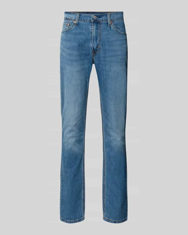 Levi's Slim Fit Jeans aus Baumwoll-Mix Modell '511™ SLIM Hellblau