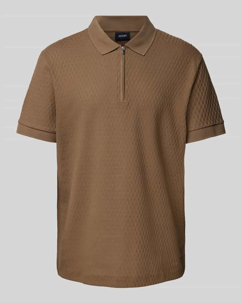 JOOP! Regular Fit Poloshirt mit Strukturmuster Modell 'Brody 
