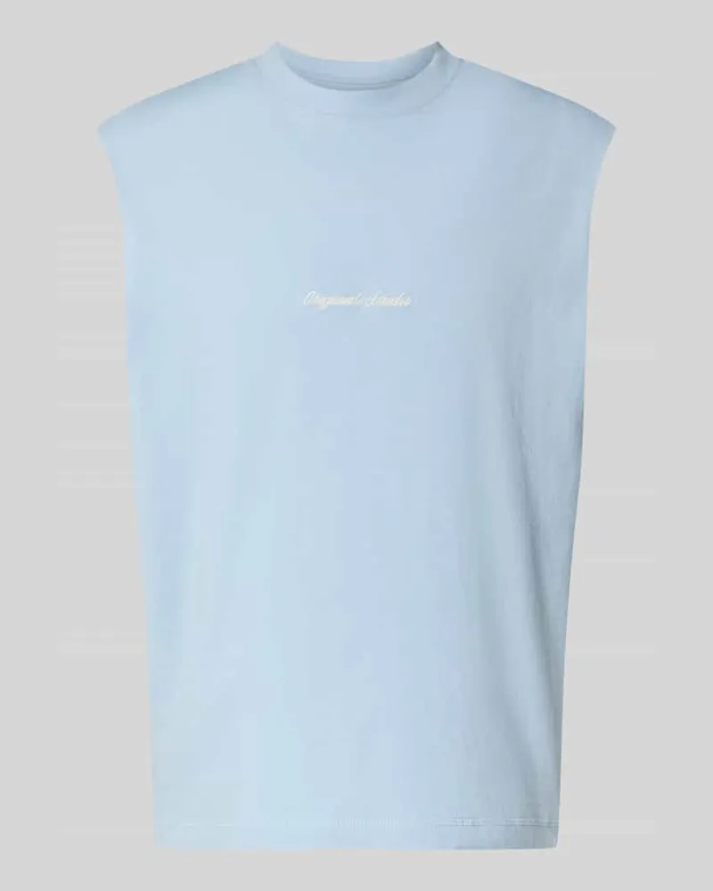 Jack & Jones T-Shirt mit Stitching Hellblau