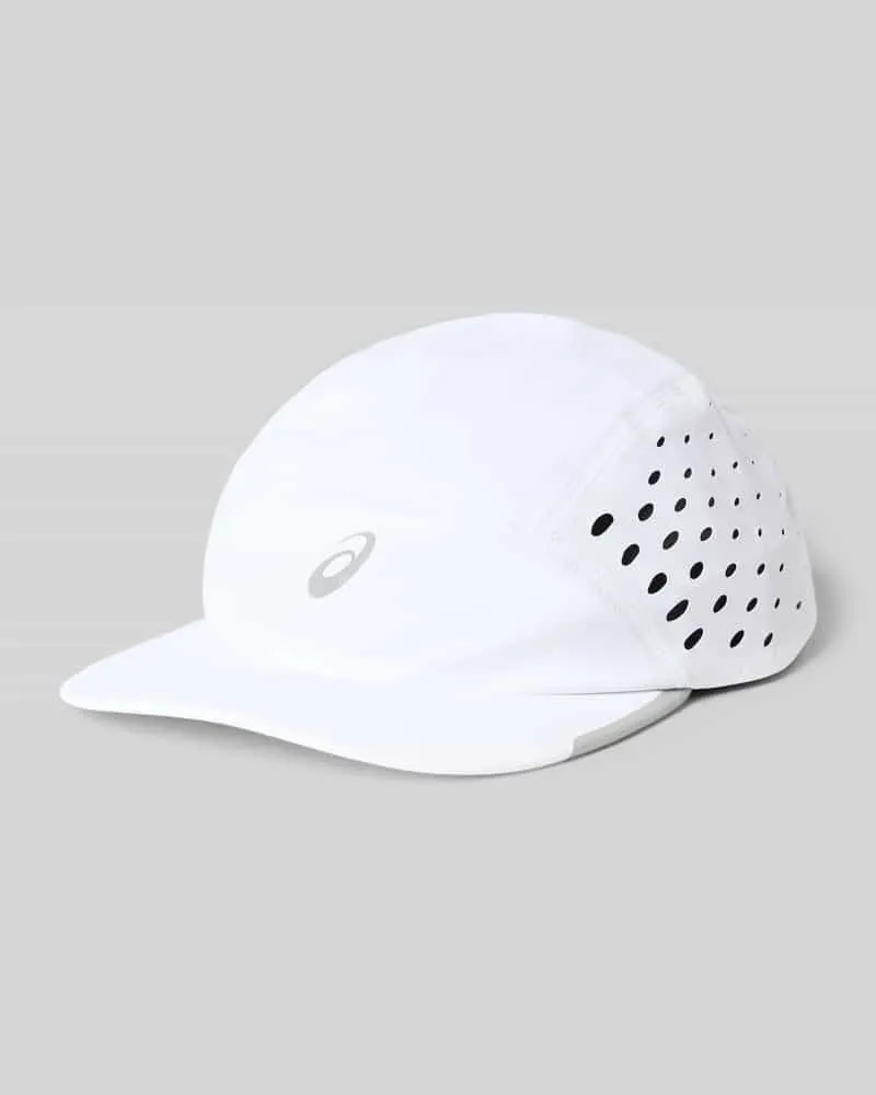 Asics Basecap mit Stretch-Anteil Offwhite