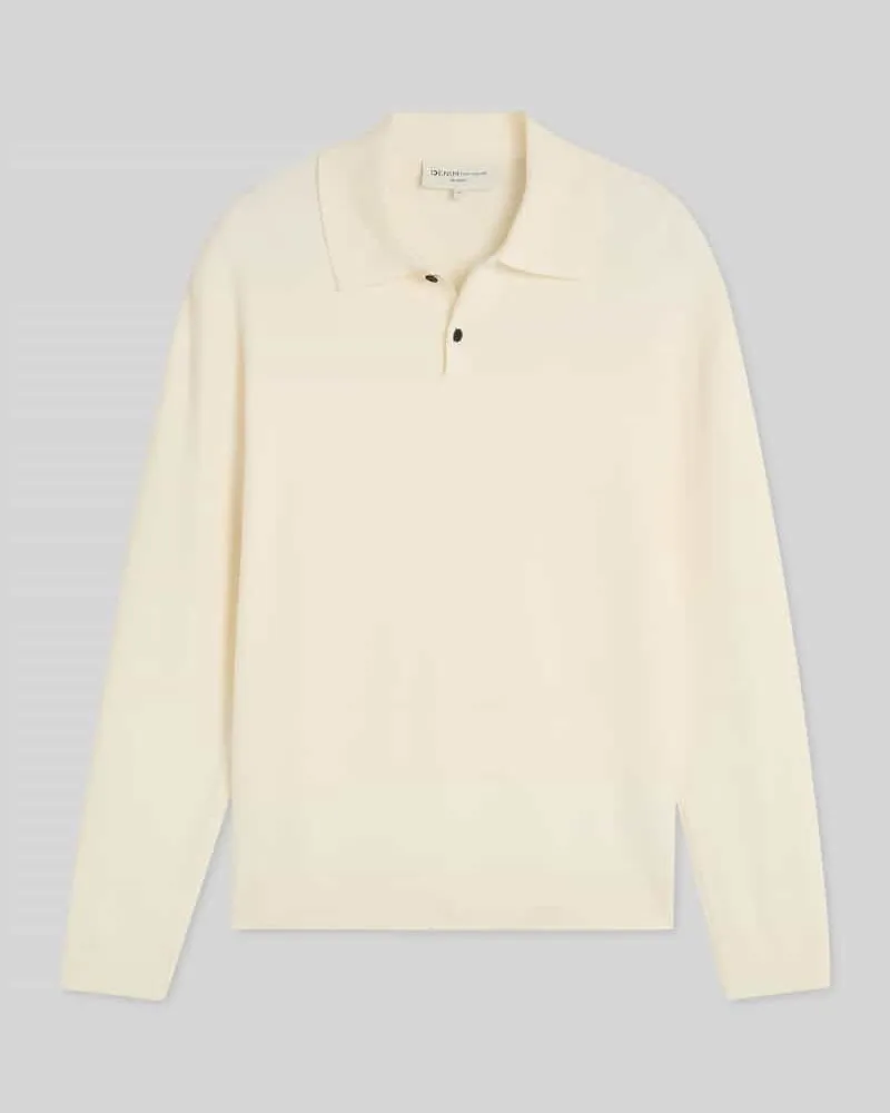 Tom Tailor Regular Fit Poloshirt mit Viskosemix Offwhite