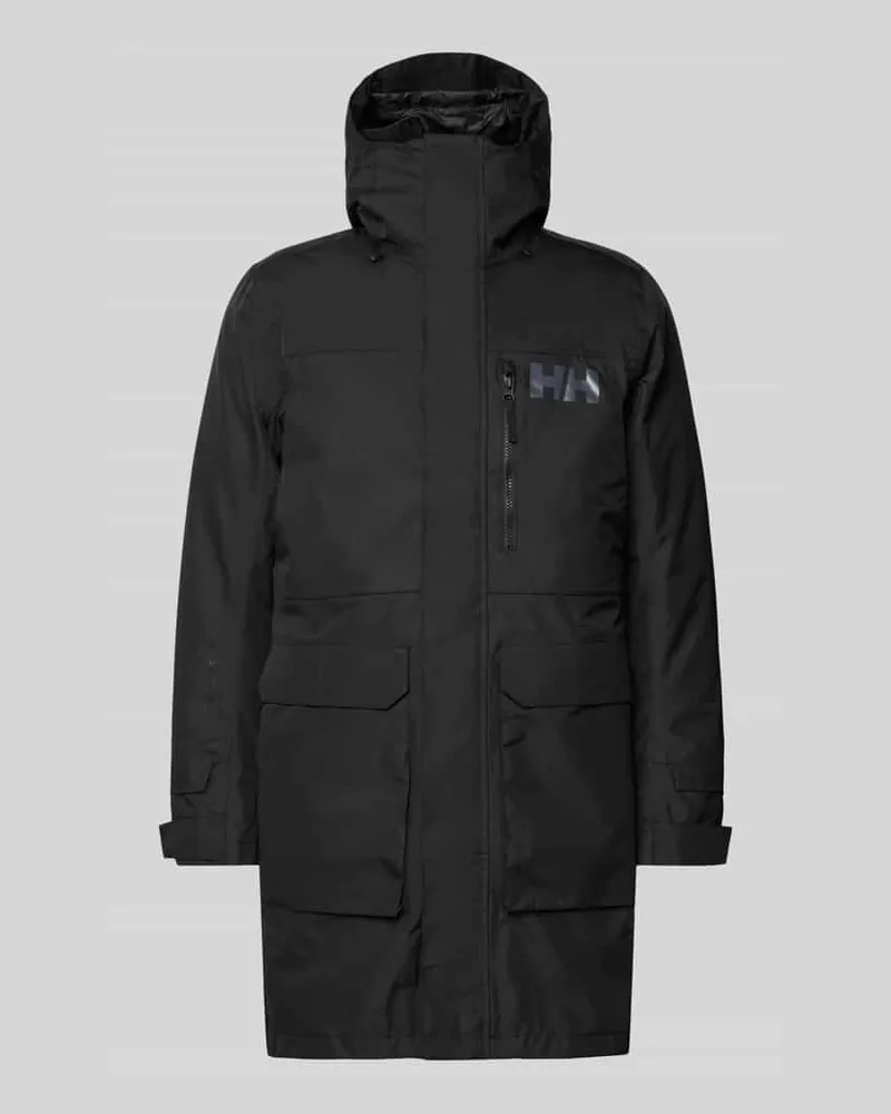 Helly Hansen Parka mit Label-Print 