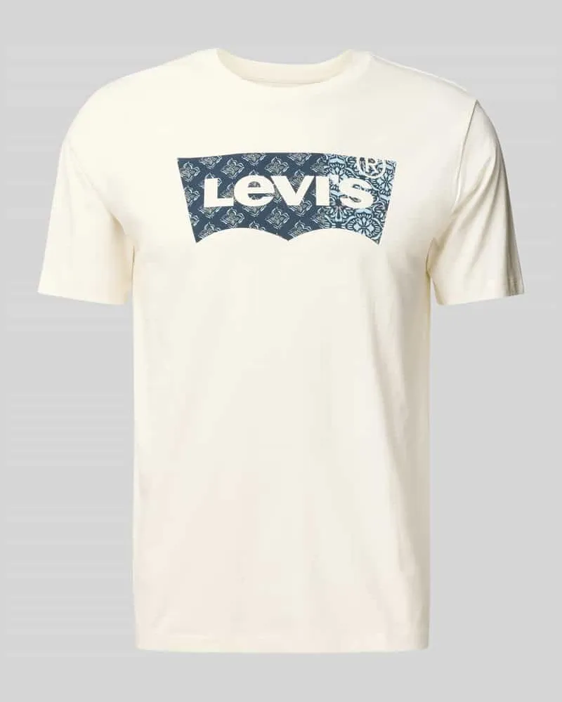 Levi's T-Shirt mit Label-Print 