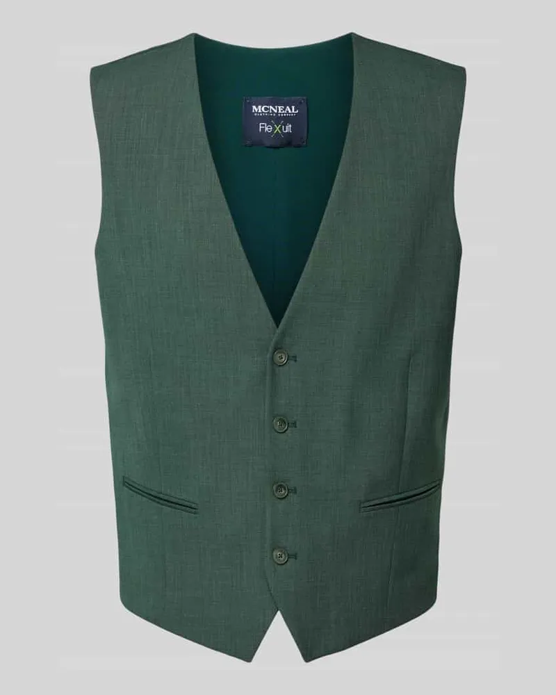 McNeal Slim Fit Weste mit Paspeltaschen 