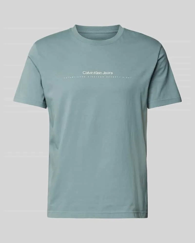 Calvin Klein T-Shirt mit Label-Print 
